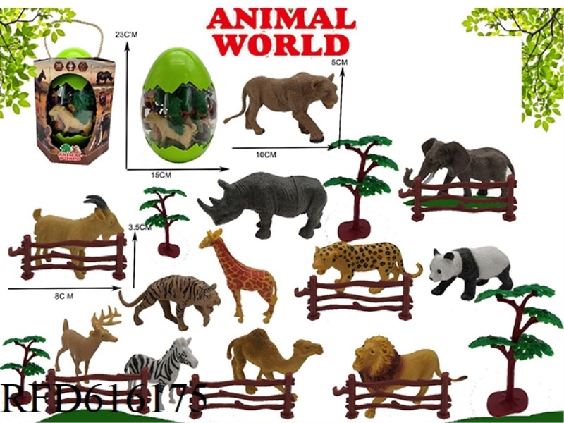 WILDLIFE SET 26PCS