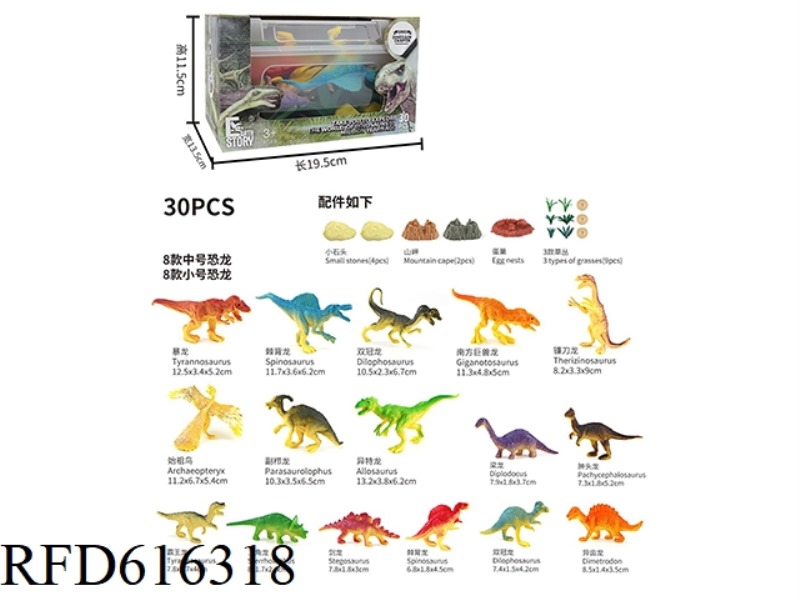 Dinosaur portable box