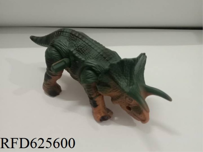 TRICERATOPS DINOSAUR TOY WITH FOUR LEGS ON CHAIN