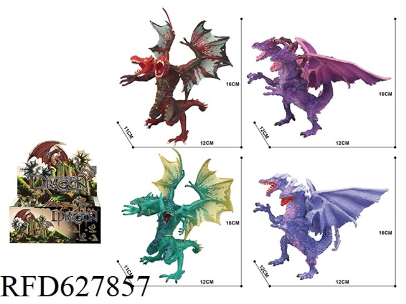 WARCRAFT DOUBLE HEAD DRAGON 12PCS