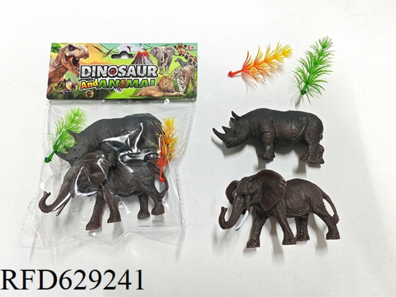 PVC ANIMAL SET (2 PACK)