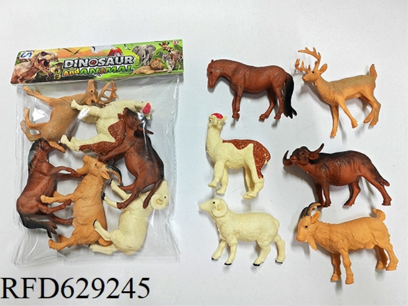 PVC ANIMAL SET (6 PACK)