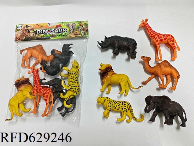 PVC ANIMAL SET (6 PACK)