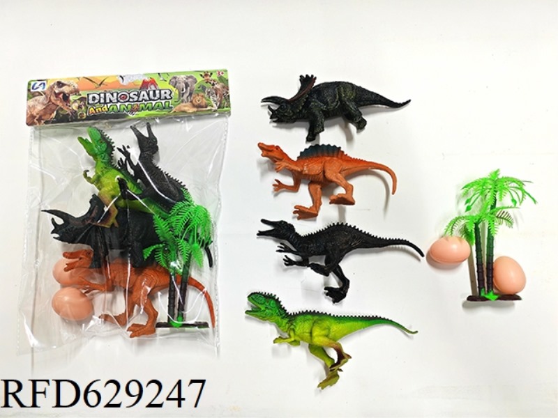 PVC DINOSAUR SET (4 PACK)