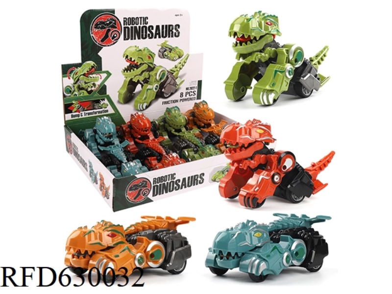 COLLISION INERTIAL DINOSAUR 8PCS