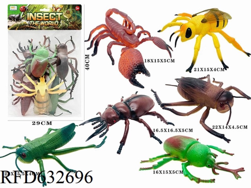 EXTRA LARGE INSECT (6PCS)