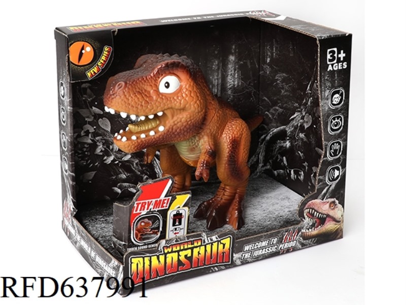 SOFT GLUE DINOSAUR TYRANNOSAURUS REX TOUCH BAND VOCAL IC