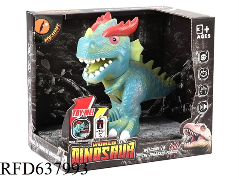 SOFT RUBBER DINOSAUR TOUCH BAND SOUND IC