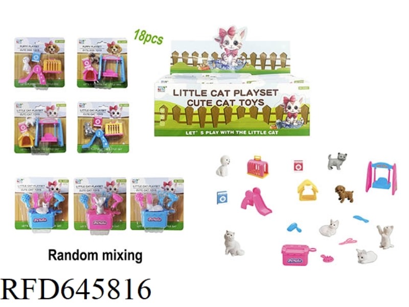 CAT DOG PET GROUP 18PCS