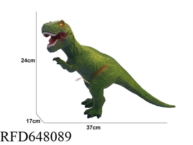 17-INCH SMALL TYRANNOSAURUS REX VINYL DINOSAUR (WITH IC)