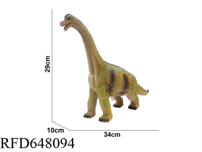 17 INCH SMALL BRACHIOSAURUS VINYL DINOSAUR (WITH IC)