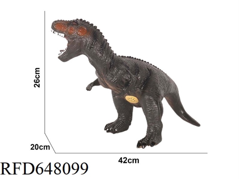 21-INCH LARGE ALLOSAURUS VINYL DINOSAUR (WITH IC)
