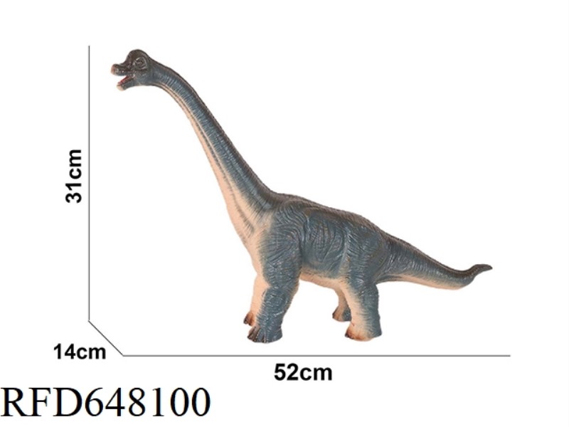 21-INCH LARGE LONG-NECKED DRAGON VINYL DINOSAUR (WITH IC)