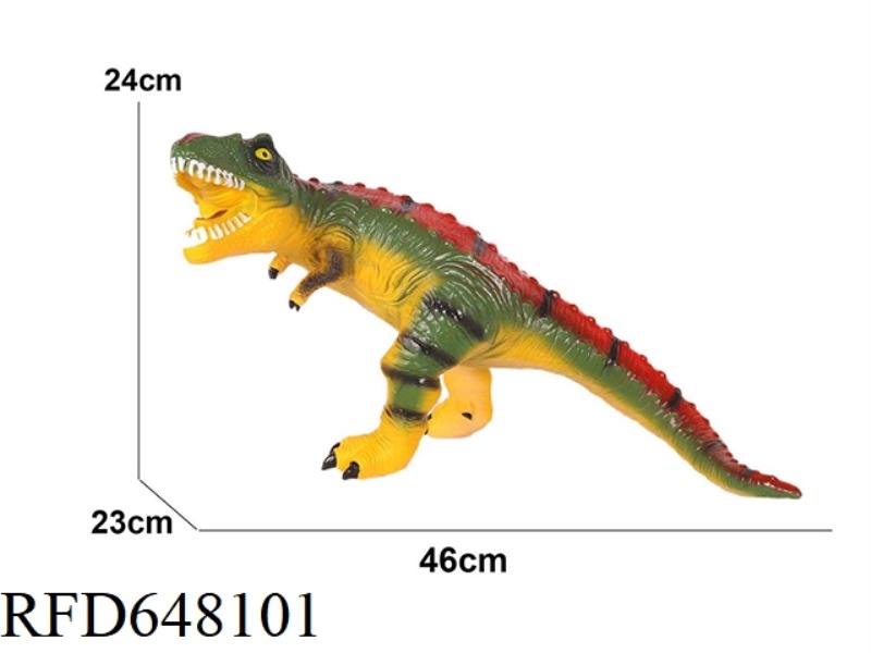 21 INCH LARGE TYRANNOSAURUS VINYL DINOSAUR (WITH IC)