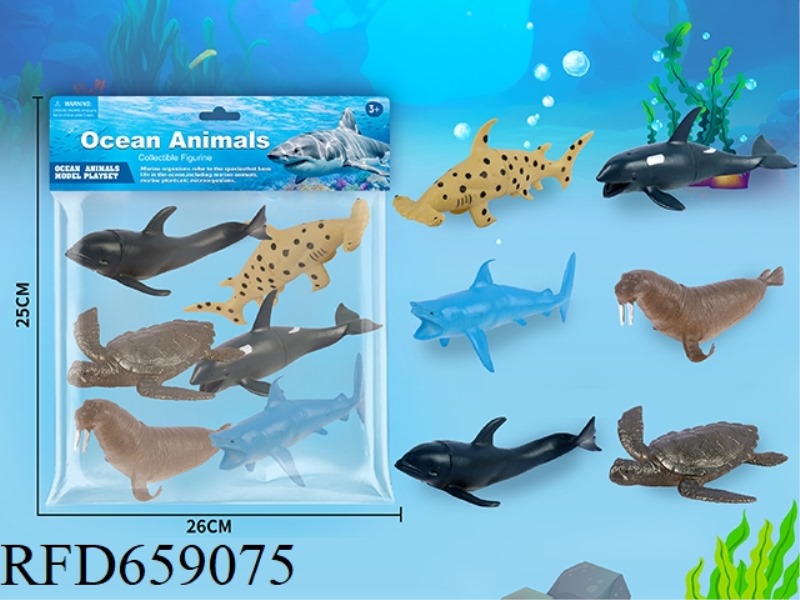 SIX SEA ANIMALS
