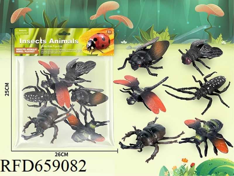 SIX INSECT ANIMALS