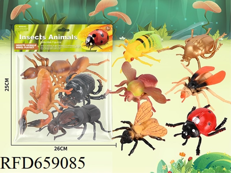 SIX INSECT ANIMALS