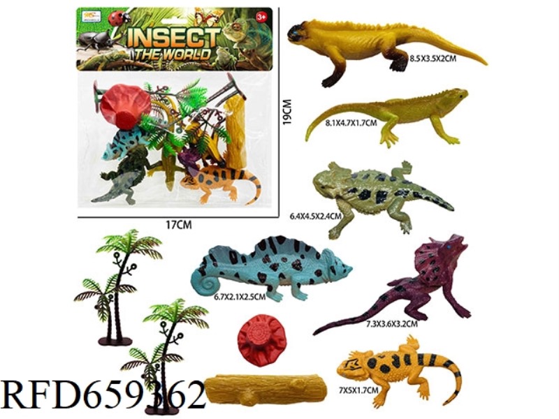 SOLID EXQUISITE INSECT SCENE (10PCS)