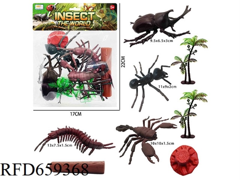 INSECT SCENES (8PCS)