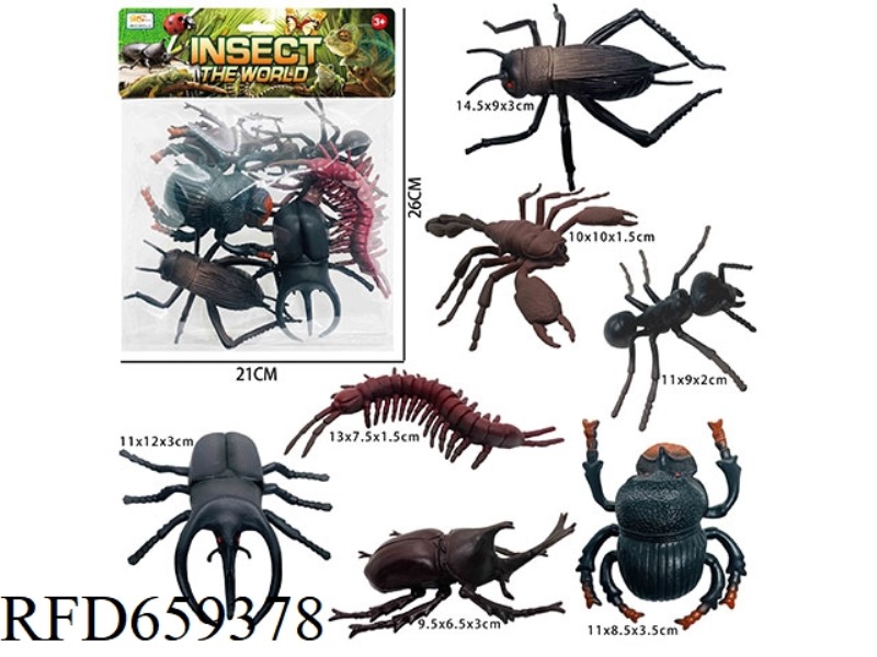 ARTIFICIAL INSECTS (7PCS)