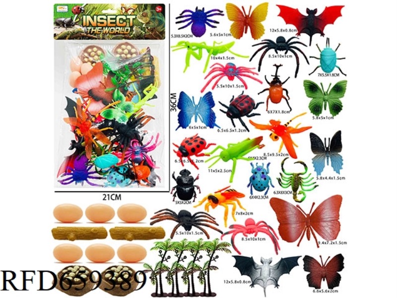 INSECT SCENES (38PCS)