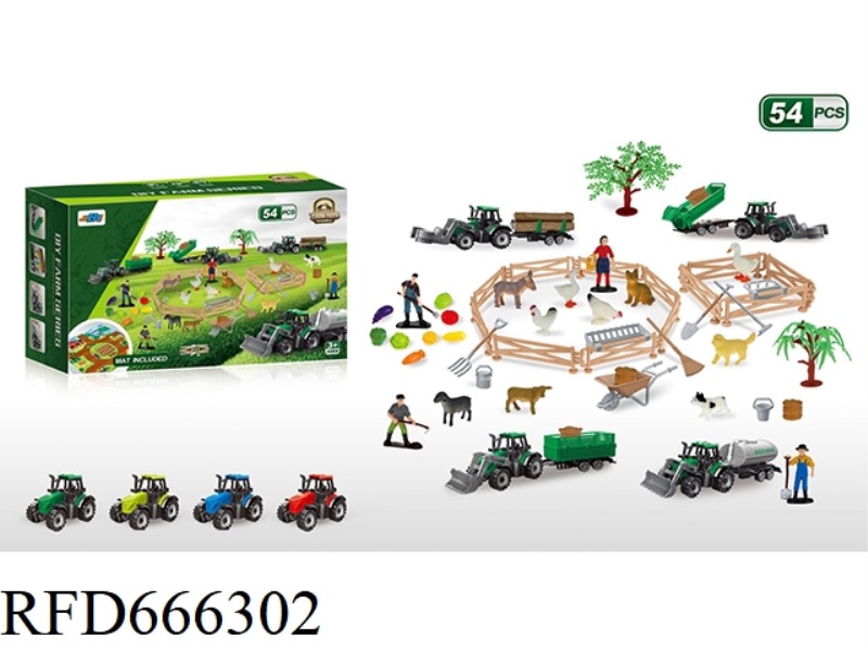 FARMER'S CART WITH ACCESSORIES AND CARPET