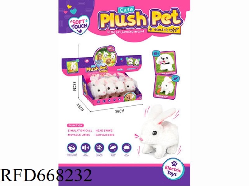 CUTE PET CAPSULE DISPLAY BOX (LITTLE RABBIT)