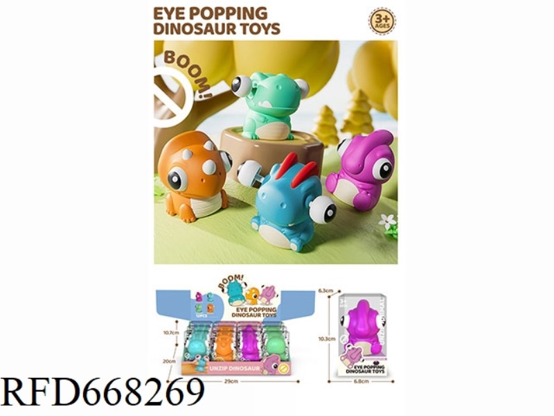 RELIEVE THE STRESS OF DINOSAUR EYES EXPLOSION