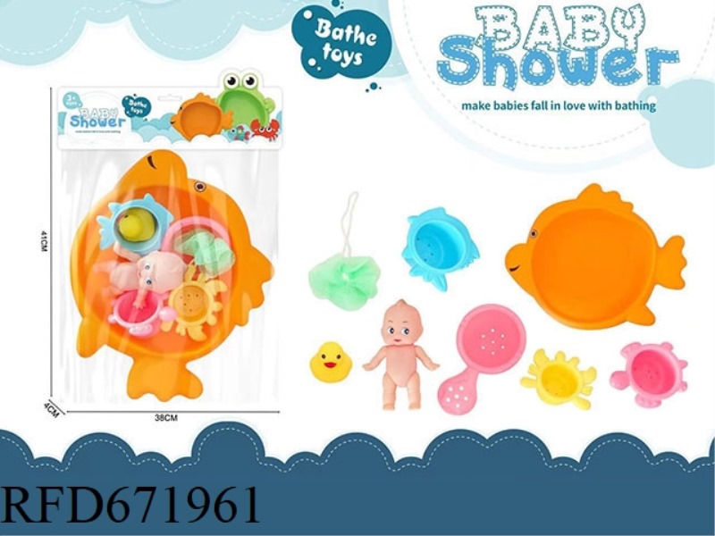 SMALL FISH BATH BASIN