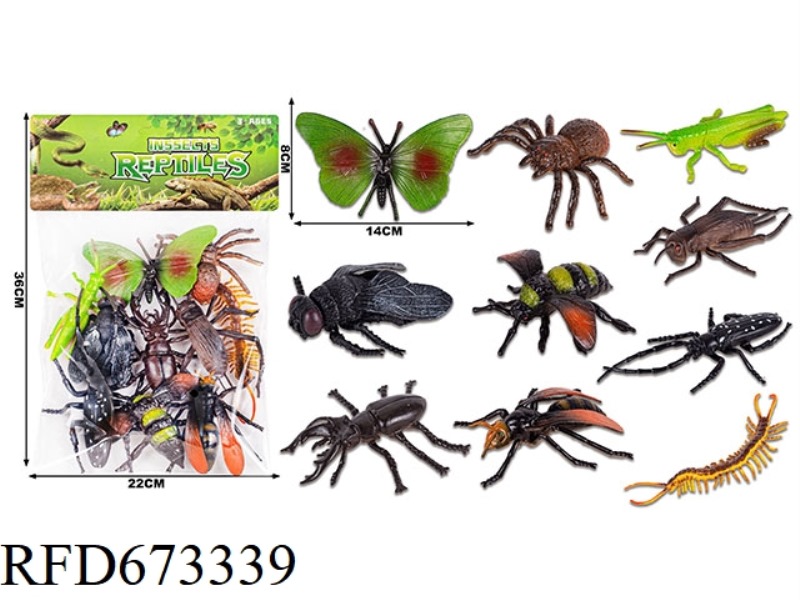 TEN INSECT SETS