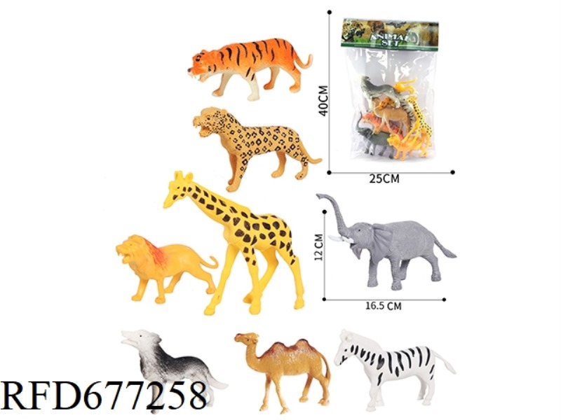 EIGHT WILD ANIMALS