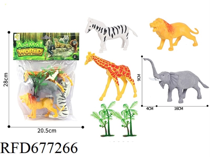 SIX FOR WILD ANIMALS