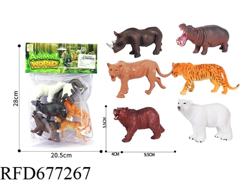 SIX FOR WILD ANIMALS
