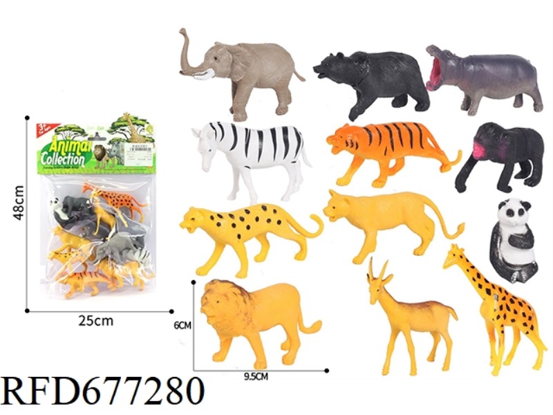 TWELVE WILD ANIMALS