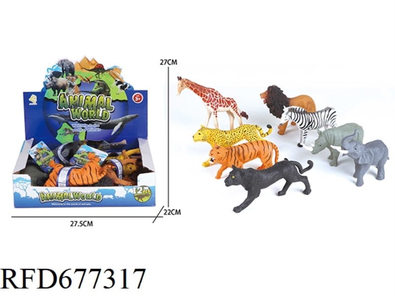 EIGHT LARGE ANIMALS