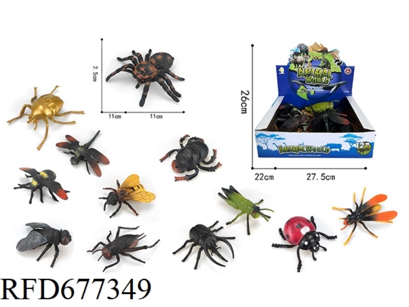 TWELVE INSECTS