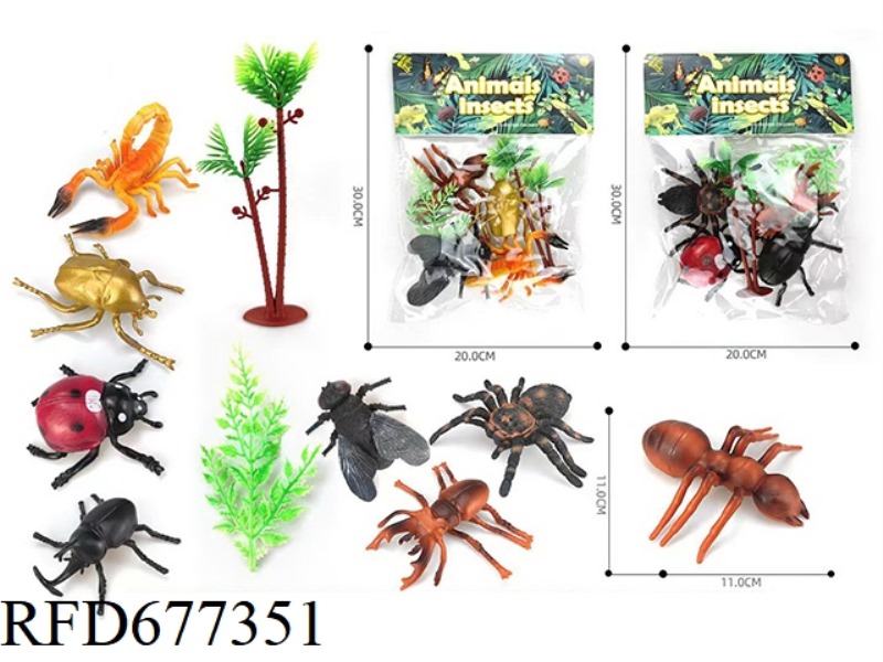 FOUR INSECTS