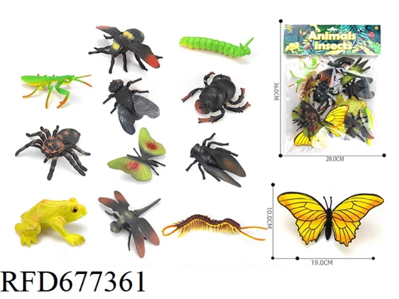 TWELVE INSECTS