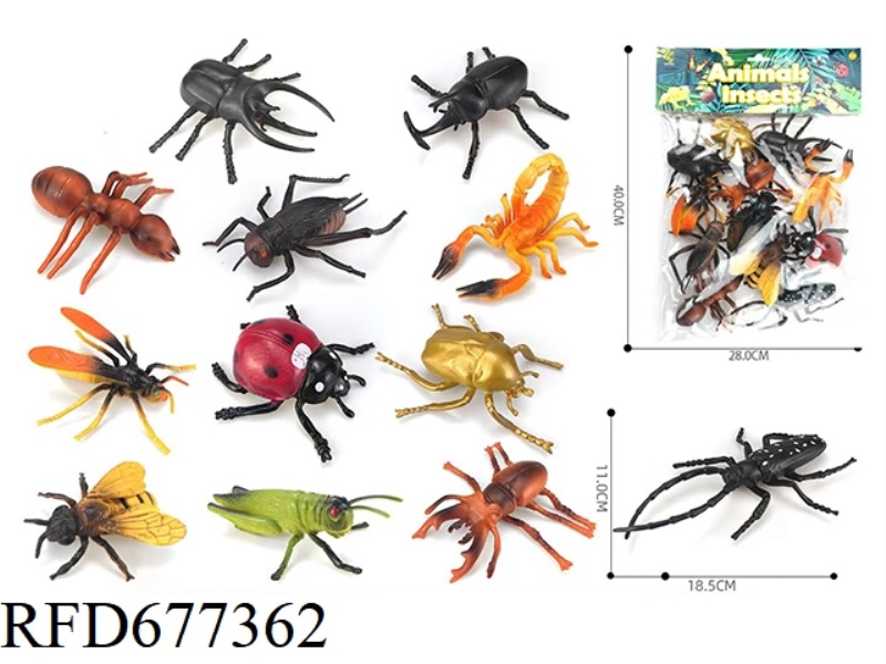 TWELVE INSECTS