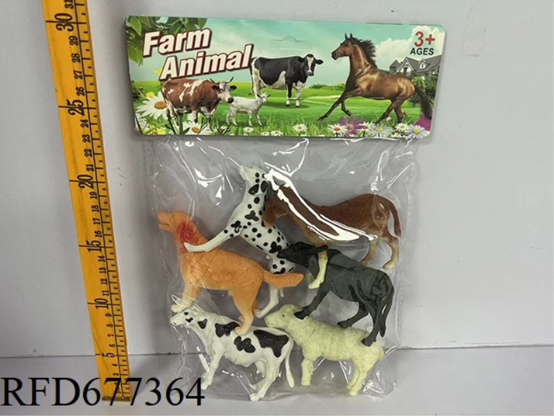 SIX RANCH ANIMALS