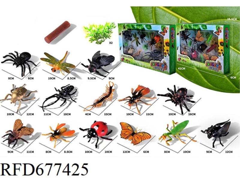 WINDOW-OPENING BOX INSECT SET