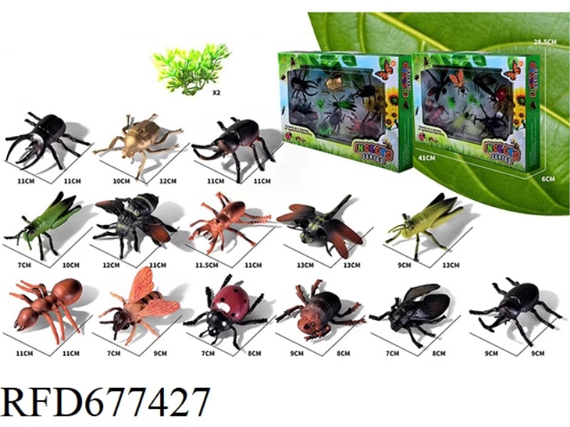 WINDOW-OPENING BOX INSECT SET