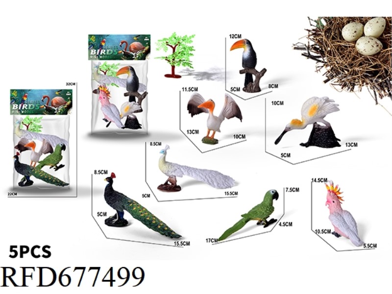 BIRD SET 5PCC