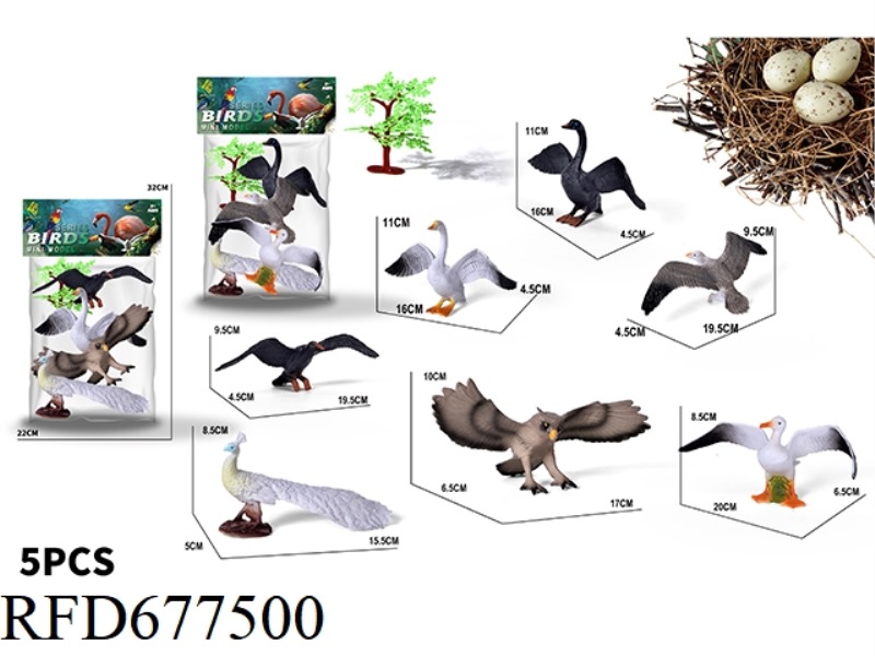 BIRD SET 5PCC