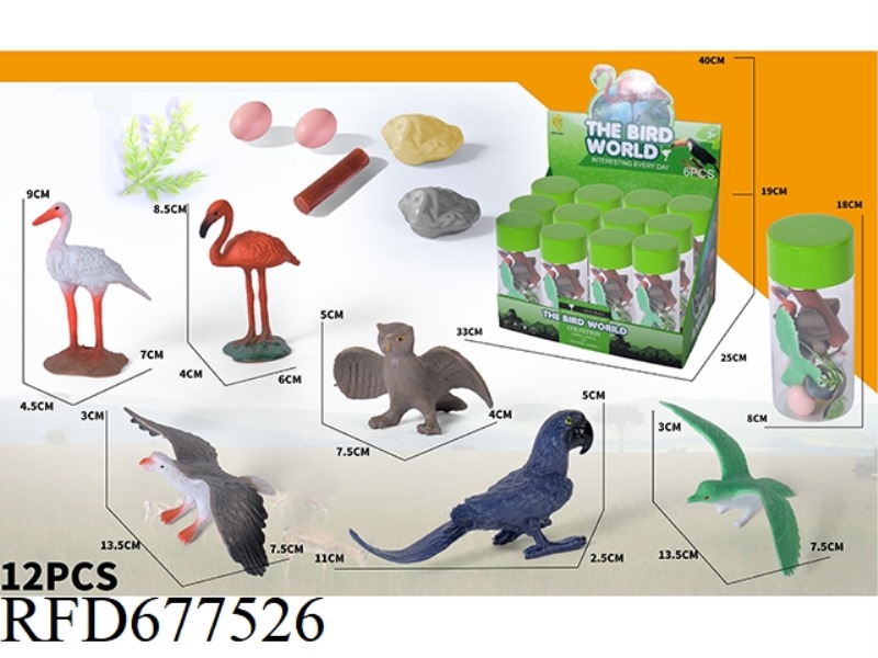 BIRD SET 12 TUBES PER BOX