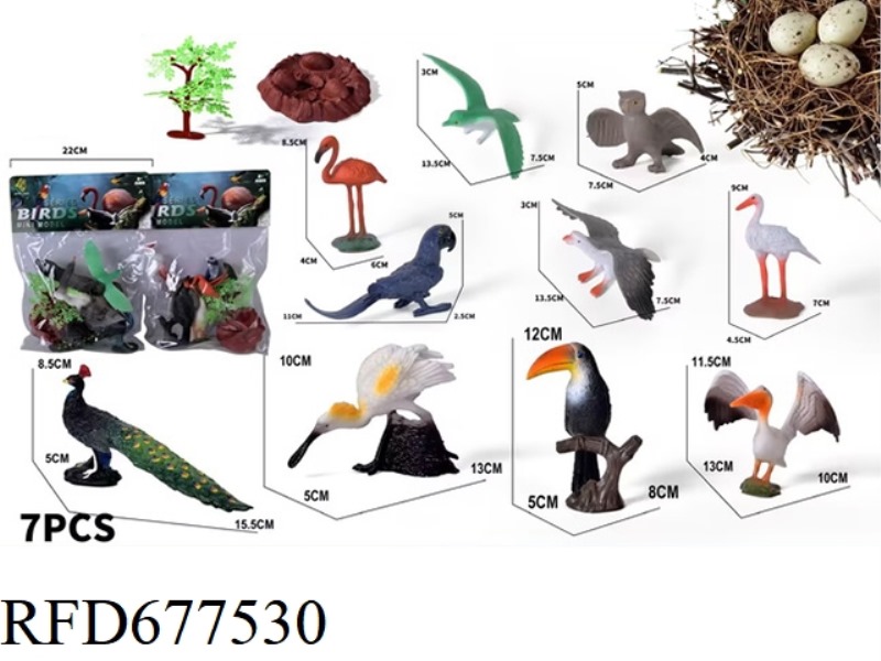 BIRD SET 7PCS