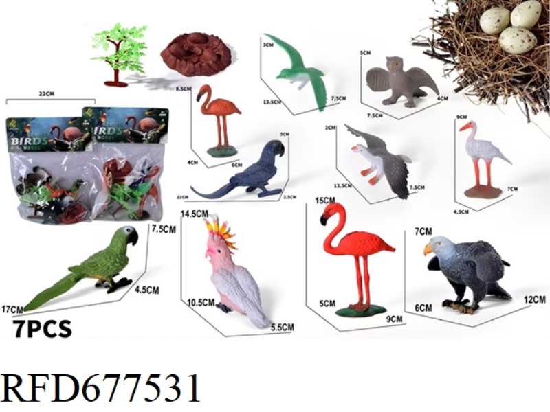 BIRD SET 7PCS