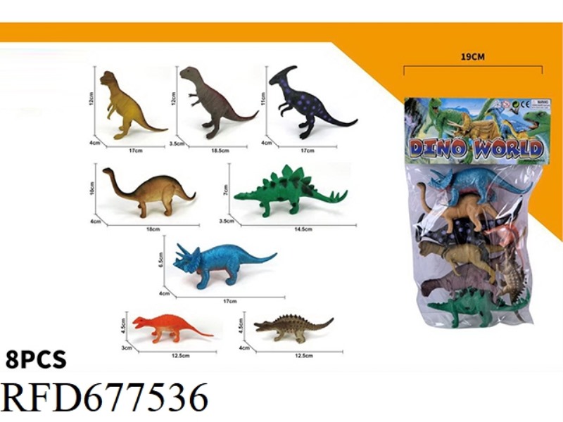 EIGHT DINOSAURS