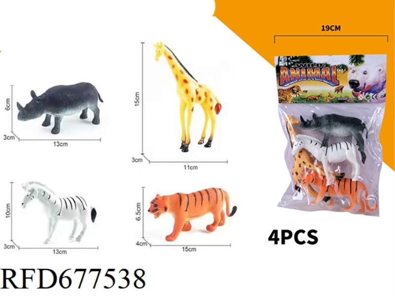 FOUR WILD ANIMALS