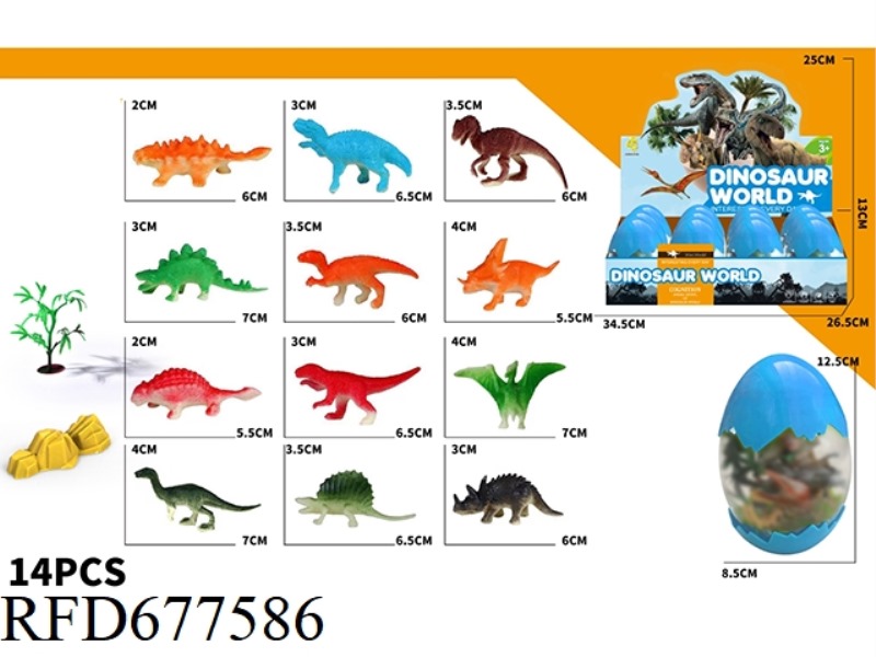 DINOSAUR EGG DINOSAUR 12PCS